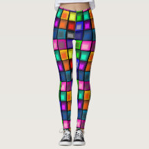 Josef Albers Color Block Leggings
