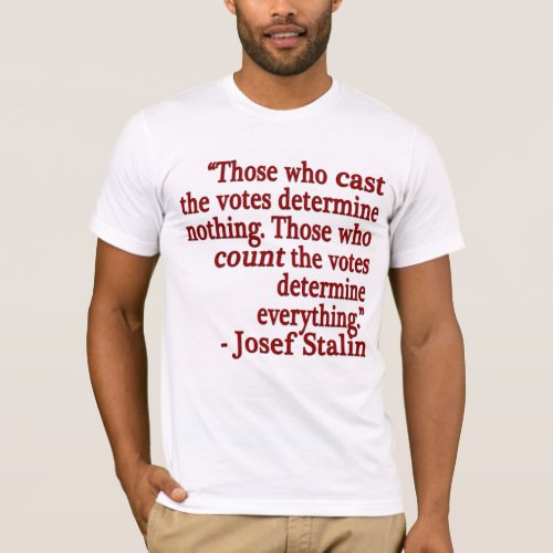Josef Stalin Quotation T_Shirt