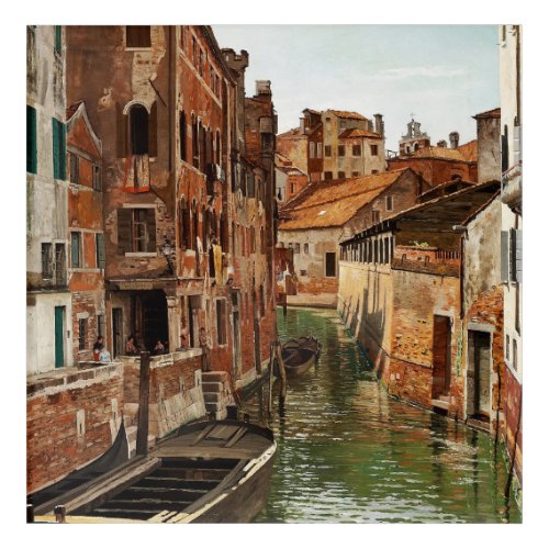 Josef Theodor Hansen Ponte Della Tana Venice Acrylic Print