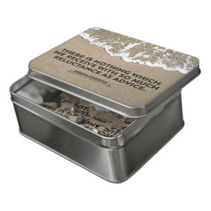 Joseph Addison Inspirational Quote "Advice" Box & Jigsaw Puzzle