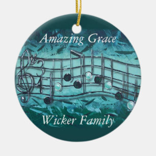 Joseph-Amazing Grace Ceramic Ornament