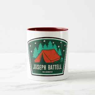 Joseph Battell Wilderness Vermont Camping Two-Tone Coffee Mug