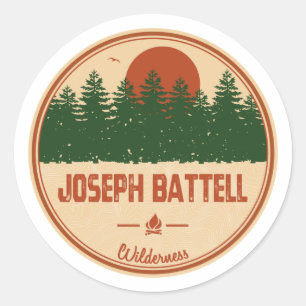 Joseph Battell Wilderness Vermont Classic Round Sticker
