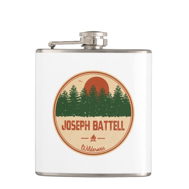 Joseph Battell Wilderness Vermont Flask (Front)