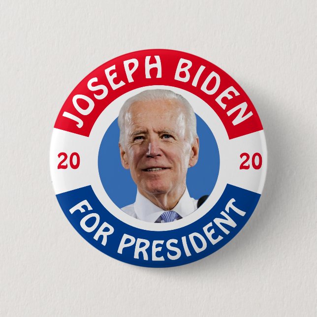 Joseph Biden for President 2020 Button (Front)