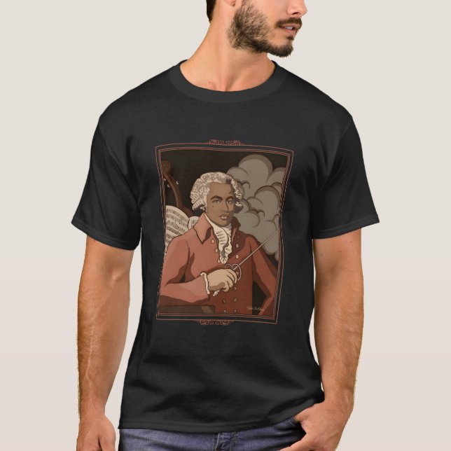Joseph Bologne Chevalier De Saint-Georges Al T-Shirt (Front)