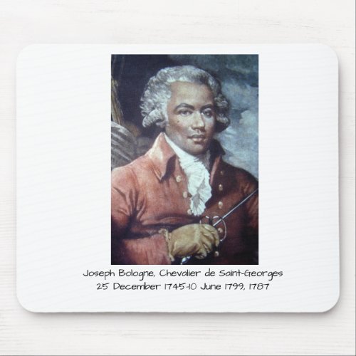 Joseph Bologne Chevalier de Saint_Georges Mouse Pad