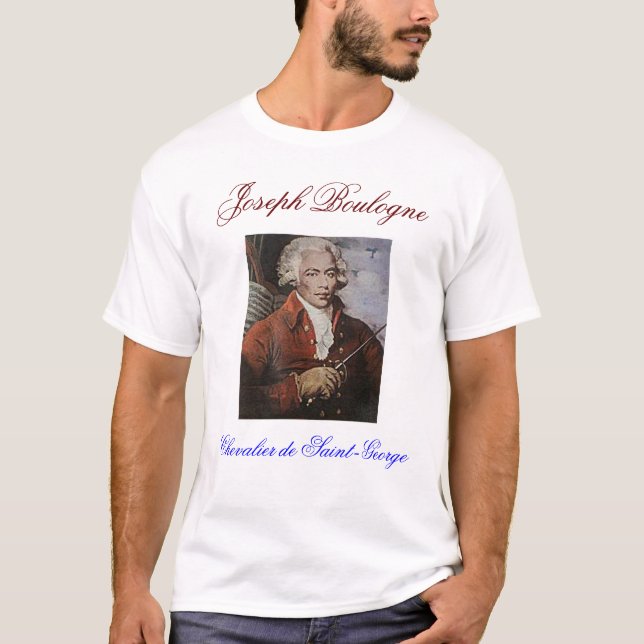 JOSEPH BOULOGNE CHEVALIER de SAINT-GEORGE T-Shirt (Front)