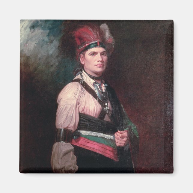 Joseph Brant, Chief of the Mohawks, 1742-1807 Magnet (Front)
