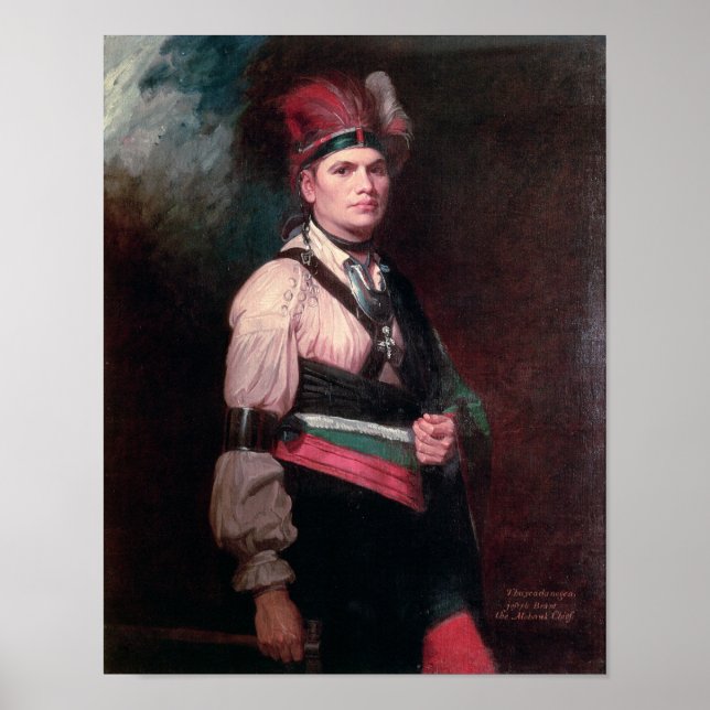 Joseph Brant, Chief of the Mohawks, 1742-1807 Poster (Front)