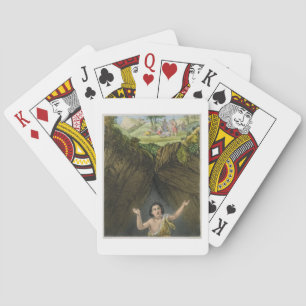 Joseph Cast into the Pit by his Brethren, from a b Poker Cards