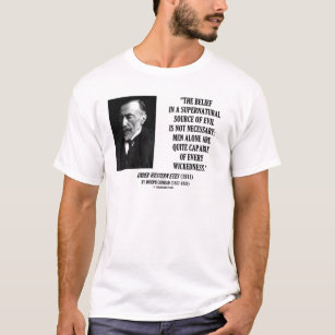 Joseph Conrad Source Evil Man Capable Wickedness T-Shirt
