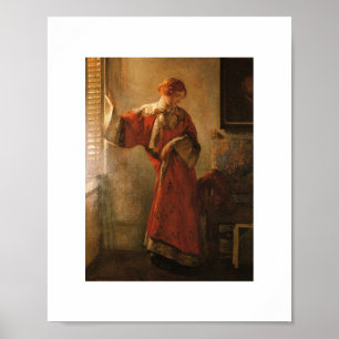 Joseph DeCamp, The The Window Blind, Fine Art Poster