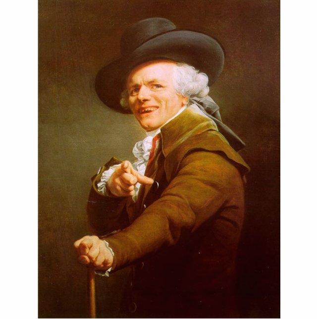 Joseph Ducreux Self Portrait Cutout (Front)