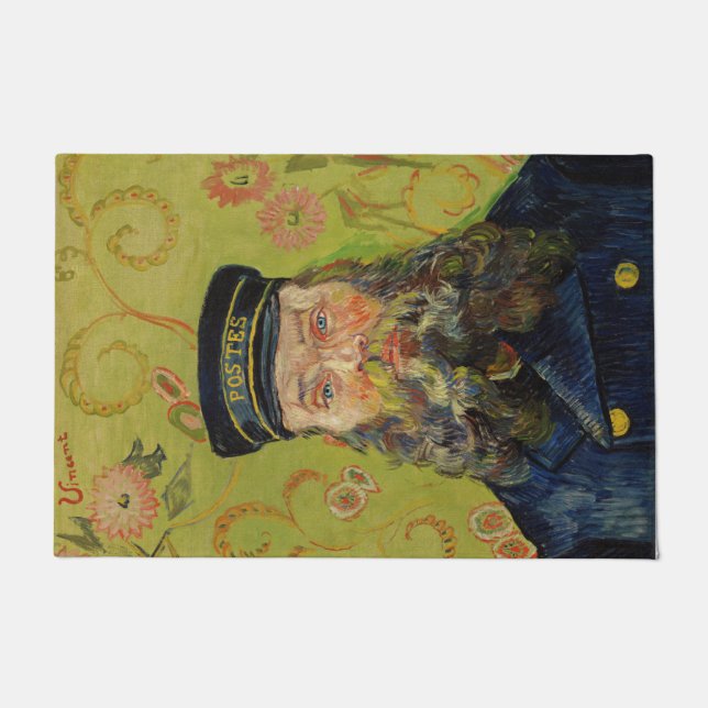 Joseph-Étienne Roulin (by Vincent van Gogh) Doormat (Front)