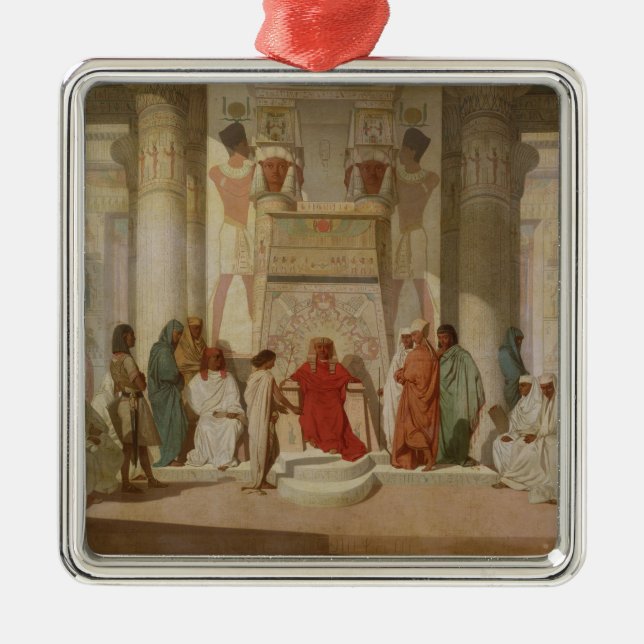 Joseph Explaining Pharaoh's Dreams Metal Ornament (Front)