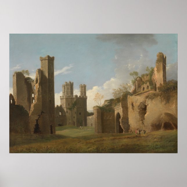 Joseph Farington Caernarvon Castle Poster (Front)