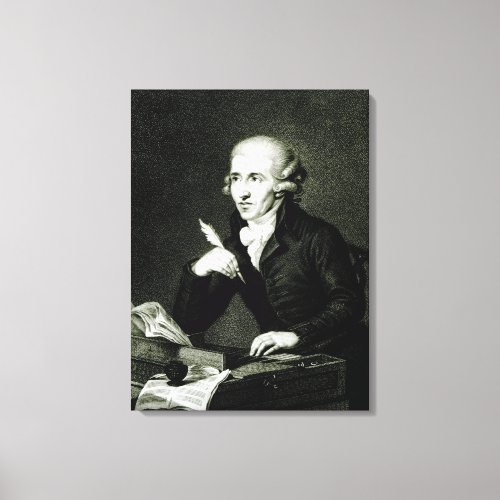 Joseph Haydn  c1770 Canvas Print