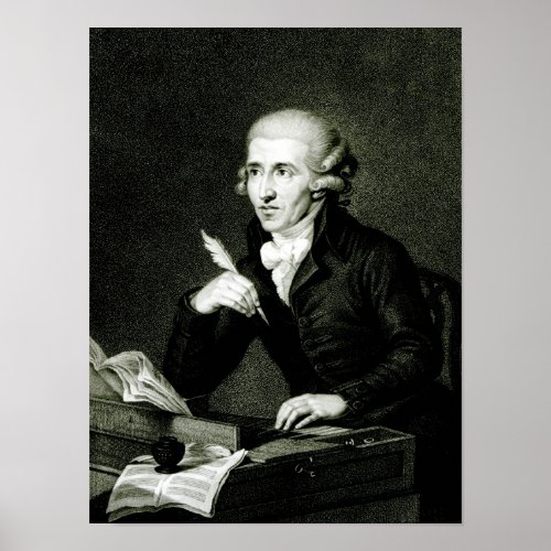 Joseph Haydn  c1770 Poster