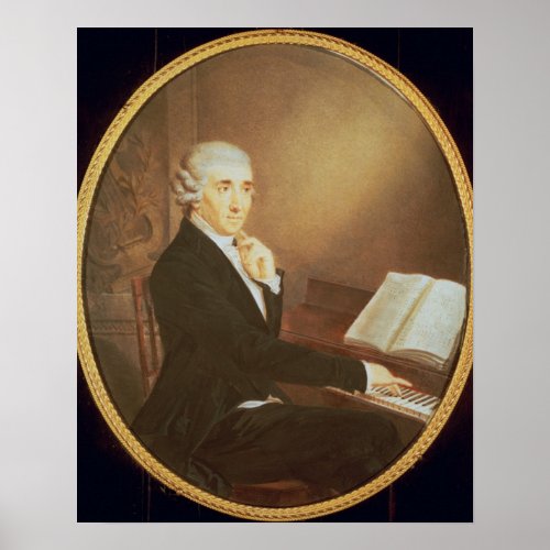 Joseph Haydn c1795 Poster