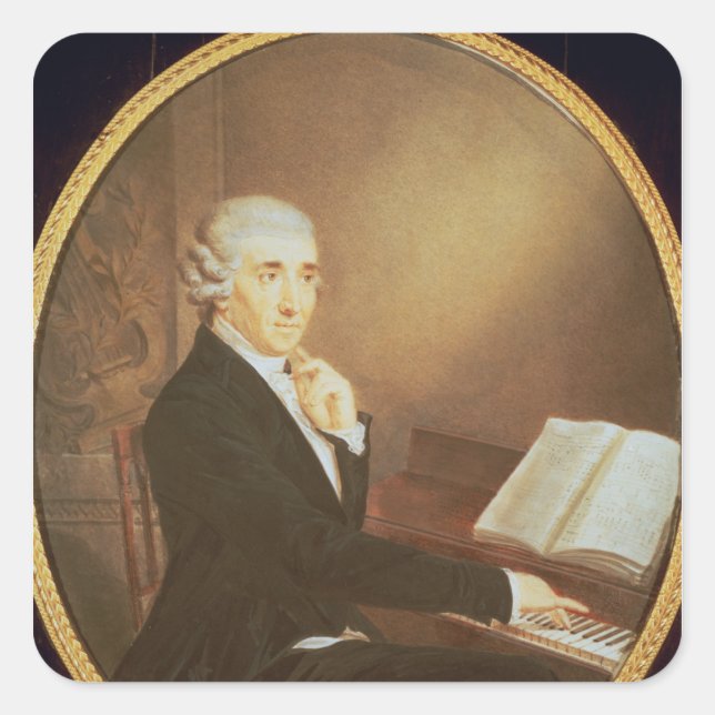 Joseph Haydn c.1795 Square Sticker (Front)