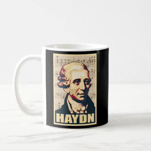 Joseph Haydn Music Notes Classical Composer Coffee Mug