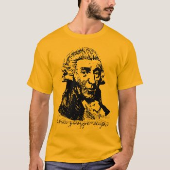 Joseph Haydn T-shirt by GermanEmpire at Zazzle