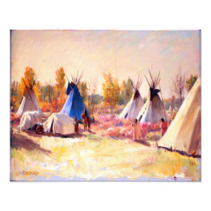Joseph Henry Sharp The Blue Tepee Poster