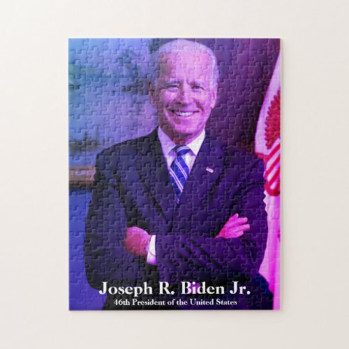 Joseph Joe Biden _ 46th President of United States Jigsaw Puzzle