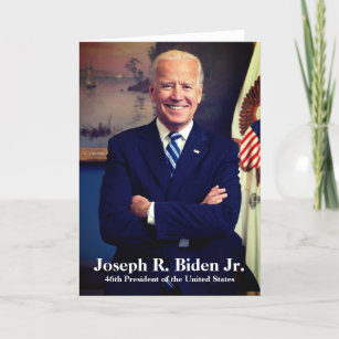 Joseph Joe Biden, 46th President of USA Holiday Card