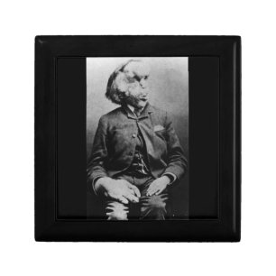 Joseph "John" Merrick The Elephant Man from 1889 Jewelry Box