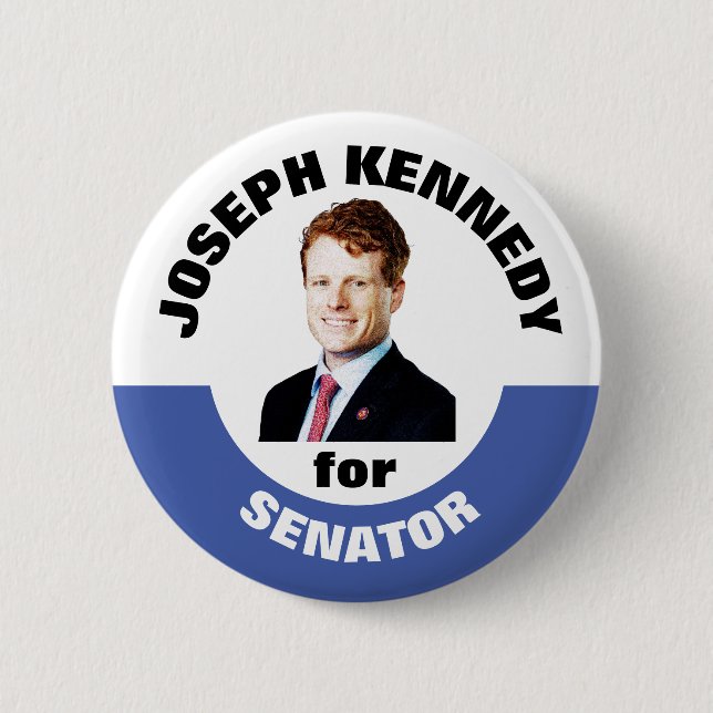 Joseph Kennedy for Senator Button (Front)