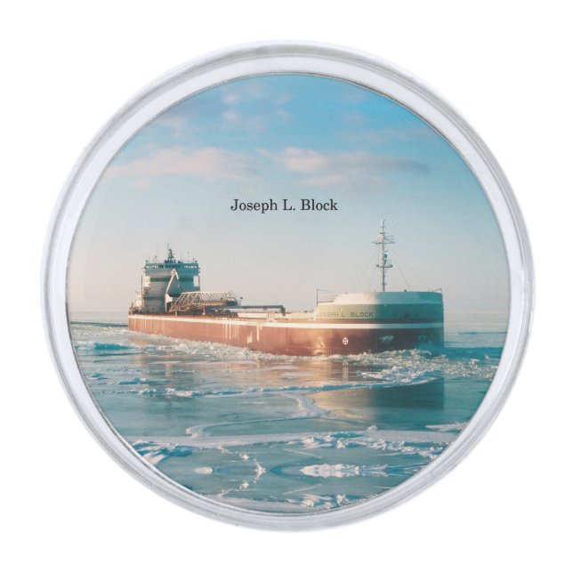 Joseph L. Block lapel pin (Front)