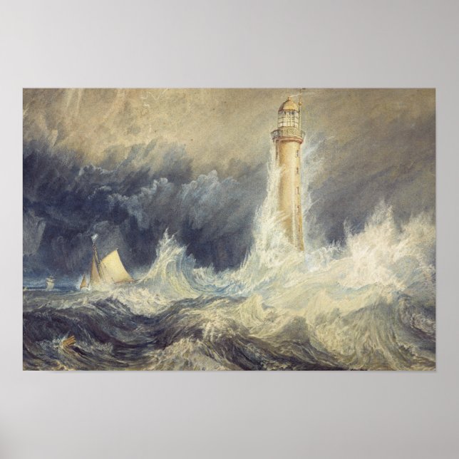 Joseph Mallord William Turner - Bell Rock Poster (Front)