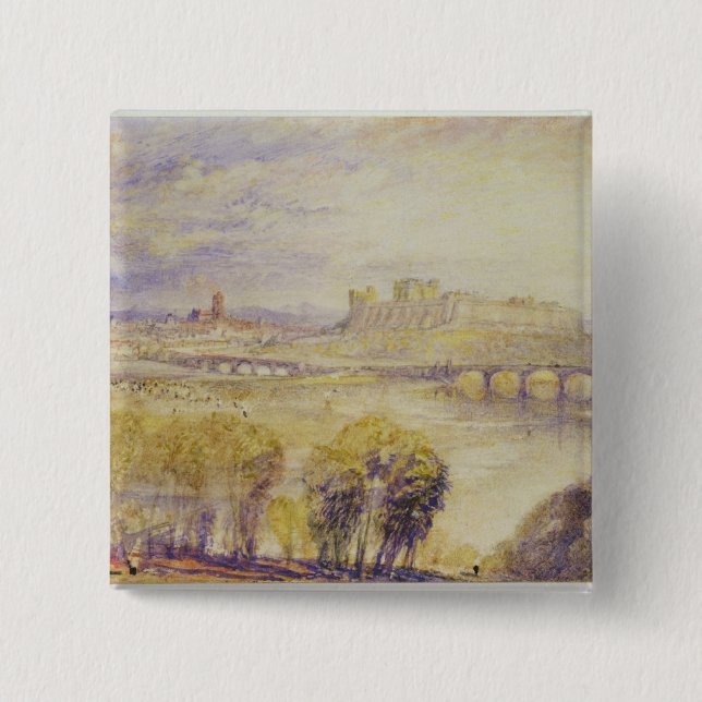 Joseph Mallord William Turner | Carlisle, c.1832 ( Pinback Button (Front)