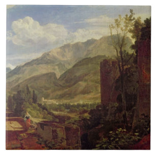 Joseph Mallord William Turner   Chateau de St. Mic Tile