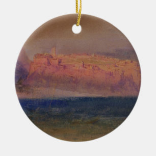 Joseph Mallord William Turner Corsica, (Monaco?) Ceramic Ornament