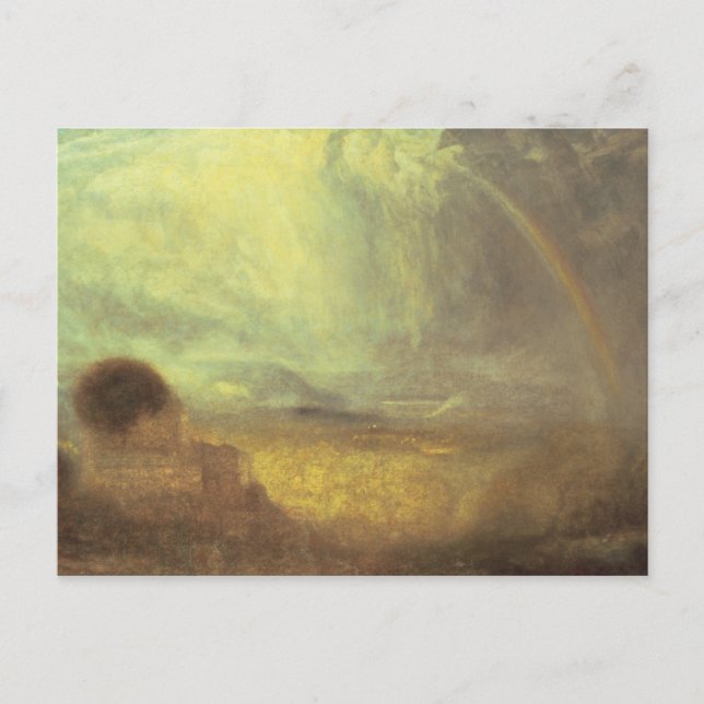 Joseph Mallord William Turner | Landscape with a r Postcard (Front)