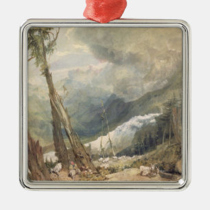Joseph Mallord William Turner   Mere de Glace, in  Metal Ornament