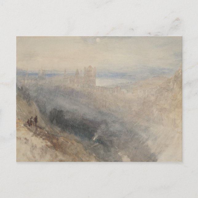 Joseph Mallord William Turner - Moon over Lausanne Postcard (Front)
