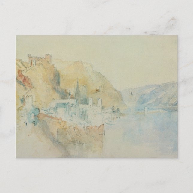 Joseph Mallord William Turner | On The Rhine Postcard (Front)