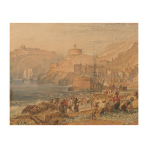 Joseph Mallord William Turner - St. Mawes, Cornwal Wood Wall Art