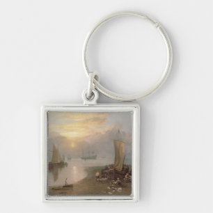 Joseph Mallord William Turner Sun Rising Through Keychain