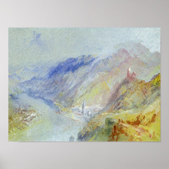 Joseph Mallord William Turner | The Castle of Trau Poster (Front)