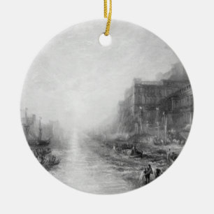 Joseph Mallord William Turner The Embarkation of Ceramic Ornament