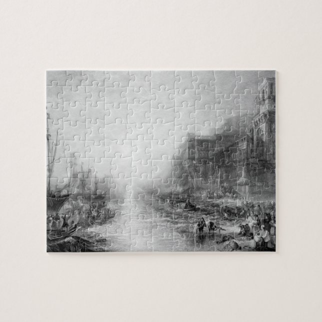Joseph Mallord William Turner | The Embarkation of Jigsaw Puzzle (Horizontal)