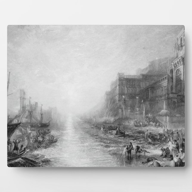 Joseph Mallord William Turner | The Embarkation of Plaque (Front)
