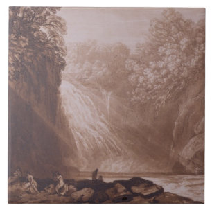 Joseph Mallord William Turner The Fall of the Cl Ceramic Tile