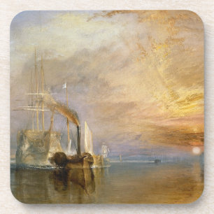 Joseph Mallord William Turner   The Fighting Temer Drink Coaster