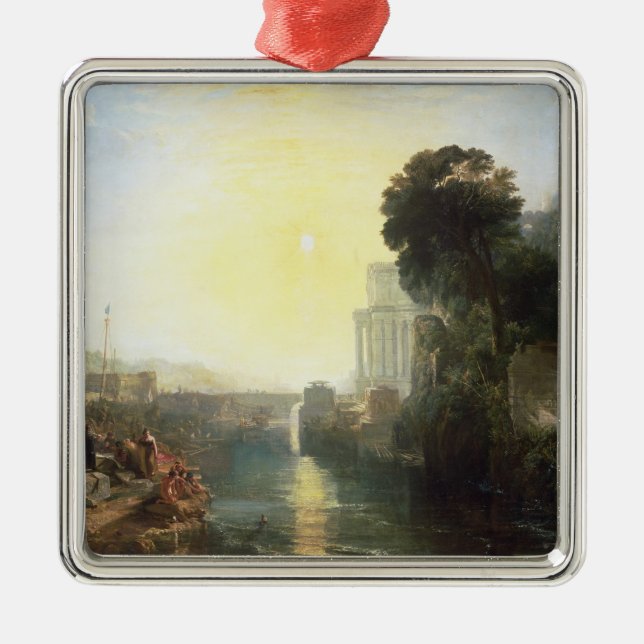 Joseph Mallord William Turner | The Rise of the Ca Metal Ornament (Front)